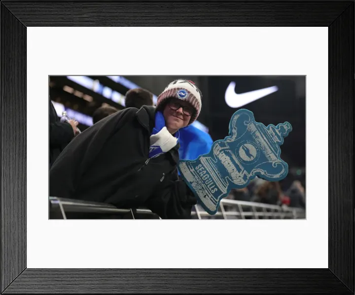 Framed Print : FA Cup 4th Round Battle: Tottenham vs. Brighton at Tottenham Hotspur Stadium (05FEB22)