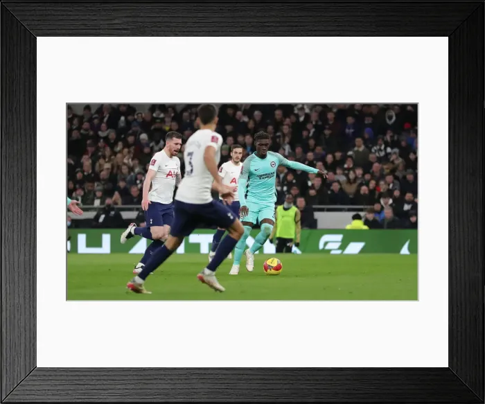Framed Print : Intense FA Cup 4th Round Clash: Tottenham Hotspur vs. Brighton and Hove Albion (5th February 2022)