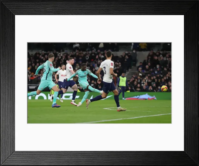Framed Print : FA Cup 4th Round: Intense Clash between Tottenham and Brighton at Tottenham Hotspur Stadium (05FEB22) Framed Print : FA Cup 4th Round: Intense Clash between Tottenham and Brighton at Tottenham Hotspur Stadium (05FEB22)