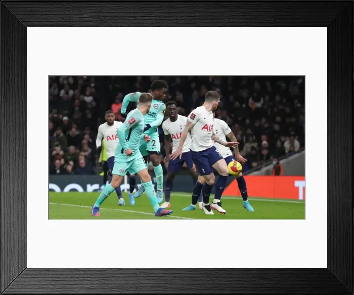 Framed Print : FA Cup 4th Round: Intense Battle between Tottenham and Brighton at Tottenham Hotspur Stadium (05FEB22) Framed Print : FA Cup 4th Round: Intense Battle between Tottenham and Brighton at Tottenham Hotspur Stadium (05FEB22)