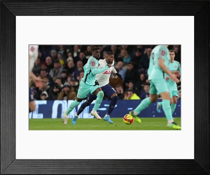 Framed Print : FA Cup 4th Round: Intense Clash between Tottenham and Brighton at Tottenham Hotspur Stadium (05FEB22) Framed Print : FA Cup 4th Round: Intense Clash between Tottenham and Brighton at Tottenham Hotspur Stadium (05FEB22)