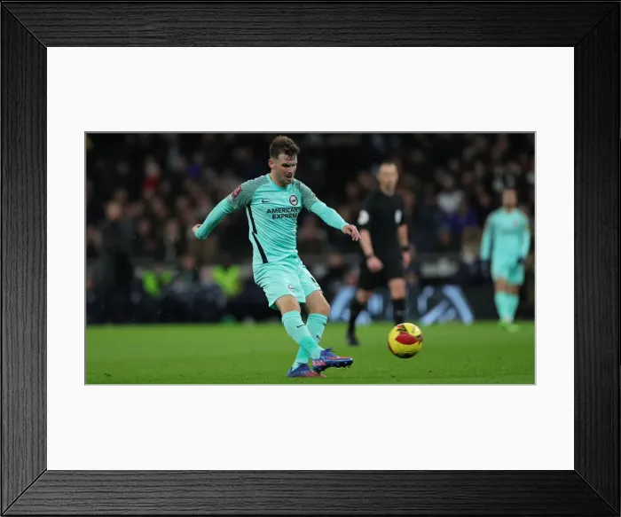 Framed Print : FA Cup 4th Round: Intense Battle between Tottenham and Brighton at Tottenham Hotspur Stadium (05FEB22)