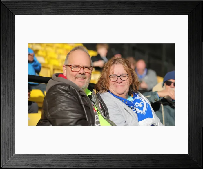 Framed Print : Intense Premier League Clash: Watford vs. Brighton and Hove Albion (12FEB22)