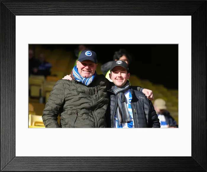Framed Print : Intense Premier League Rivalry: Watford vs. Brighton and Hove Albion (12FEB22) Framed Print : Intense Premier League Rivalry: Watford vs. Brighton and Hove Albion (12FEB22)