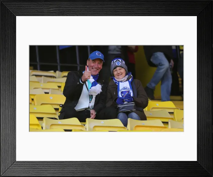 Framed Print : Intense Rivalry: Watford vs. Brighton and Hove Albion, Premier League Clash (12FEB22) Framed Print : Intense Rivalry: Watford vs. Brighton and Hove Albion, Premier League Clash (12FEB22)