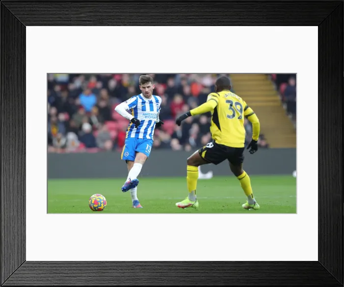 Framed Print : Intense Rivalry: Watford vs. Brighton and Hove Albion, Premier League Clash (12FEB22) Framed Print : Intense Rivalry: Watford vs. Brighton and Hove Albion, Premier League Clash (12FEB22)