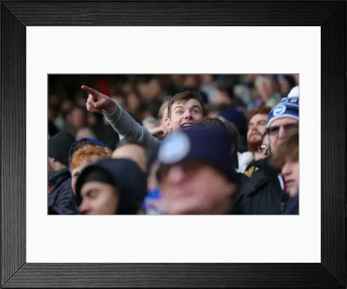 Framed Print : Intense Premier League Clash: Watford vs. Brighton and Hove Albion (12FEB22) Framed Print : Intense Premier League Clash: Watford vs. Brighton and Hove Albion (12FEB22)