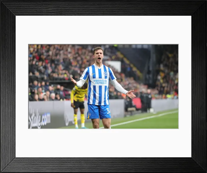 Framed Print : Intense Battle: Premier League Rivalry - Watford vs. Brighton and Hove Albion (12FEB22) Framed Print : Intense Battle: Premier League Rivalry - Watford vs. Brighton and Hove Albion (12FEB22)