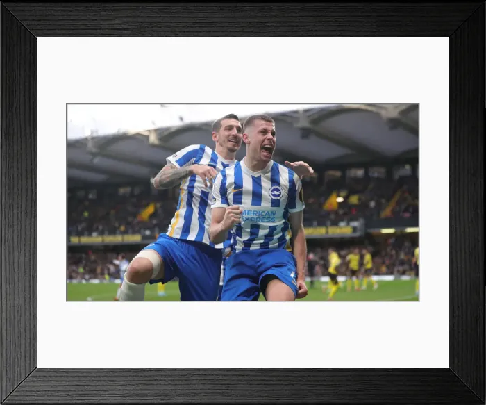 Framed Print : Intense Rivalry: Watford vs. Brighton and Hove Albion, Premier League Clash (12FEB22) Framed Print : Intense Rivalry: Watford vs. Brighton and Hove Albion, Premier League Clash (12FEB22)