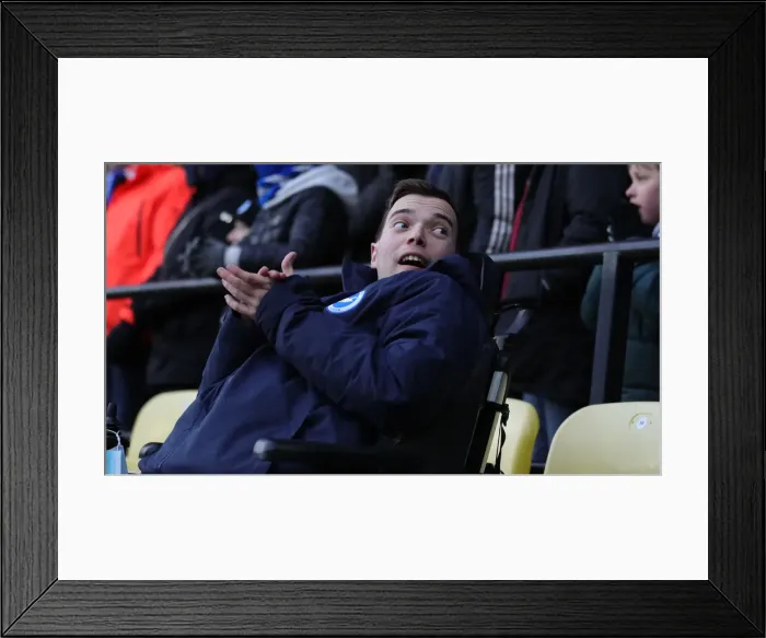 Framed Print : football fans football supporters ethnic disabled Framed Print : football fans football supporters ethnic disabled