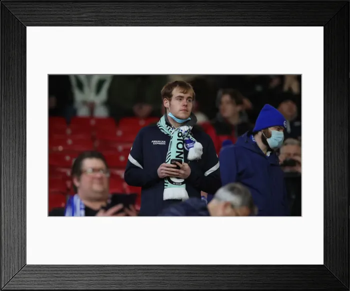 Framed Print : Intense Premier League Showdown: Manchester United vs. Brighton and Hove Albion (15th February 2022) Framed Print : Intense Premier League Showdown: Manchester United vs. Brighton and Hove Albion (15th February 2022)