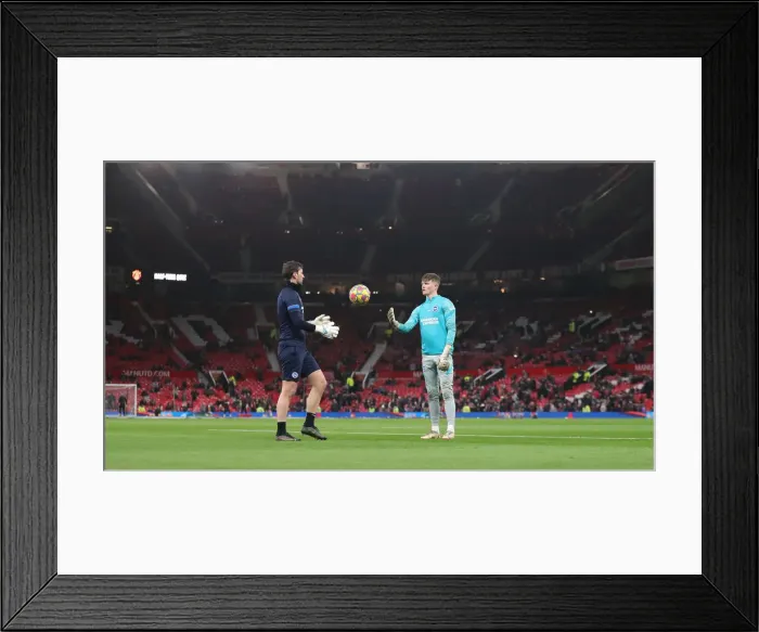 Framed Print : Intense Premier League Clash: Manchester United vs. Brighton and Hove Albion at Old Trafford (15FEB22) Framed Print : Intense Premier League Clash: Manchester United vs. Brighton and Hove Albion at Old Trafford (15FEB22)