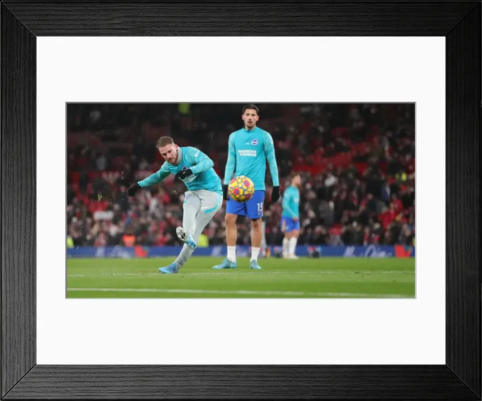 Framed Print : Intense Premier League Clash: Manchester United vs. Brighton and Hove Albion at Old Trafford (15FEB22) Framed Print : Intense Premier League Clash: Manchester United vs. Brighton and Hove Albion at Old Trafford (15FEB22)