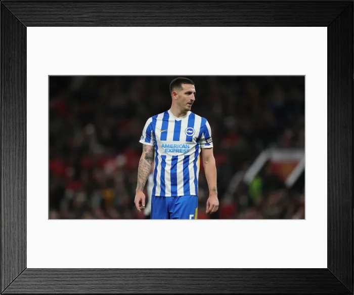 Framed Print : Intense Premier League Clash: Manchester United vs. Brighton and Hove Albion (15FEB22) Framed Print : Intense Premier League Clash: Manchester United vs. Brighton and Hove Albion (15FEB22)