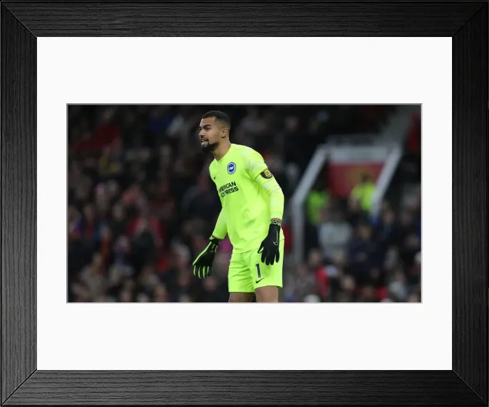 Framed Print : Intense Premier League Clash: Manchester United vs. Brighton and Hove Albion (15FEB22) Framed Print : Intense Premier League Clash: Manchester United vs. Brighton and Hove Albion (15FEB22)