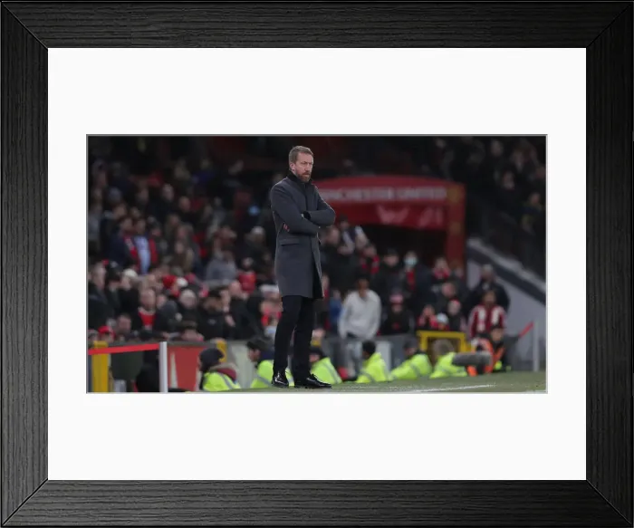 Framed Print : Intense Premier League Clash: Manchester United vs. Brighton and Hove Albion at Old Trafford (15FEB22) Framed Print : Intense Premier League Clash: Manchester United vs. Brighton and Hove Albion at Old Trafford (15FEB22)