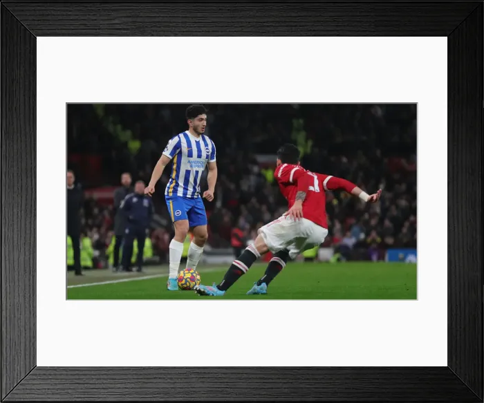 Framed Print : Intense Premier League Clash: Manchester United vs. Brighton and Hove Albion (15FEB22) Framed Print : Intense Premier League Clash: Manchester United vs. Brighton and Hove Albion (15FEB22)