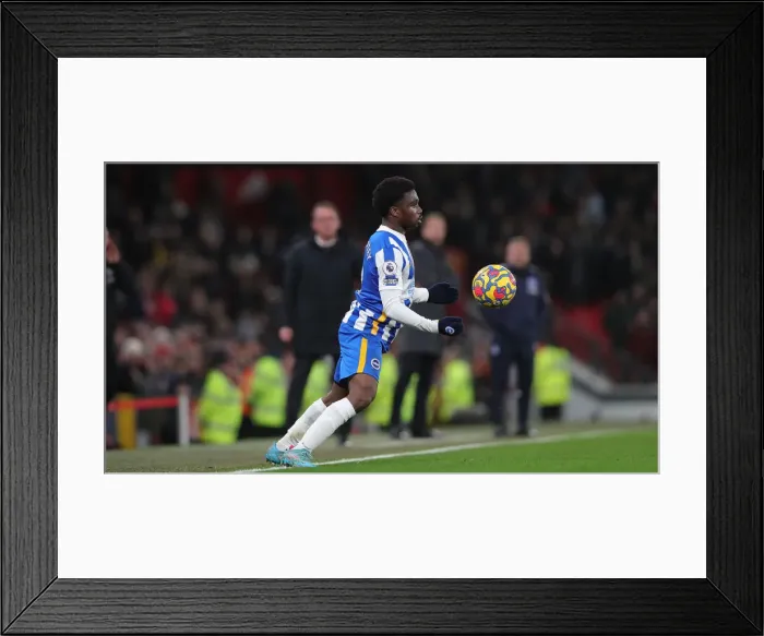 Framed Print : Intense Premier League Clash: Manchester United vs. Brighton and Hove Albion (15FEB22)