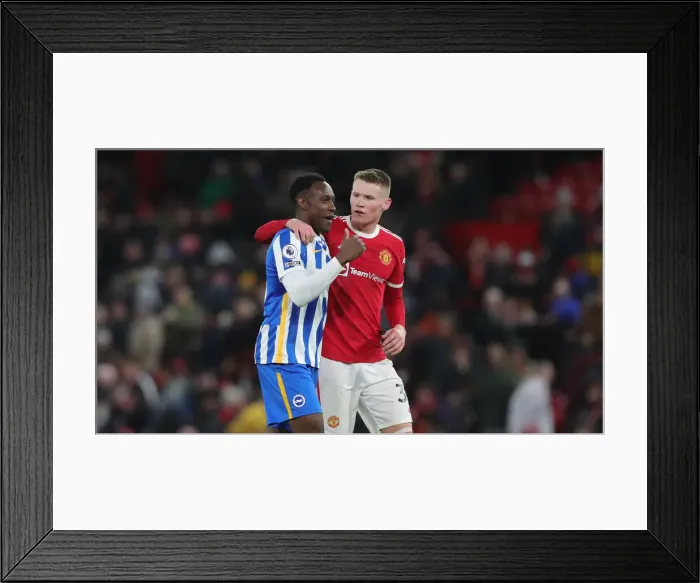 Framed Print : Intense Premier League Clash: Manchester United vs. Brighton & Hove Albion at Old Trafford (15FEB22) Framed Print : Intense Premier League Clash: Manchester United vs. Brighton & Hove Albion at Old Trafford (15FEB22)