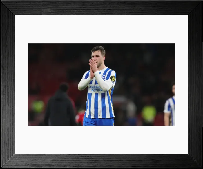 Framed Print : Intense Premier League Clash: Manchester United vs. Brighton and Hove Albion at Old Trafford (15FEB22) Framed Print : Intense Premier League Clash: Manchester United vs. Brighton and Hove Albion at Old Trafford (15FEB22)
