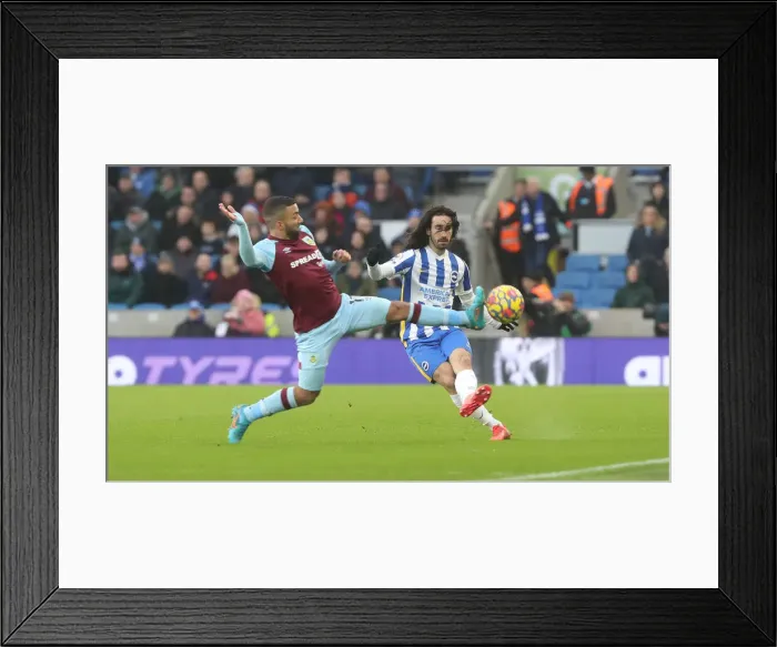 Framed Print : Brighton and Hove Albion v Burnley Premier League 19FEB22 Framed Print : Brighton and Hove Albion v Burnley Premier League 19FEB22