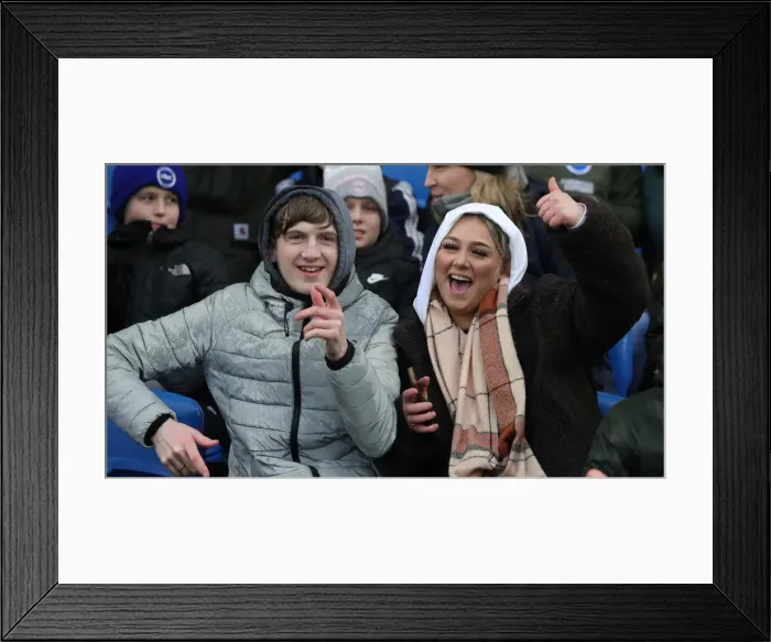 Framed Print : Intense Premier League Clash: Brighton & Hove Albion vs. Burnley (19Feb22) Framed Print : Intense Premier League Clash: Brighton & Hove Albion vs. Burnley (19Feb22)