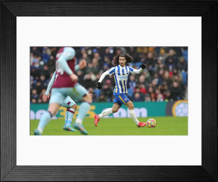Framed Print : Intense Premier League Showdown: Brighton vs. Burnley (19FEB22) Framed Print : Intense Premier League Showdown: Brighton vs. Burnley (19FEB22)