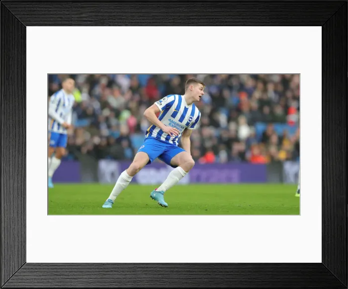 Framed Print : Intense Premier League Showdown: Brighton vs. Burnley (19FEB22) Framed Print : Intense Premier League Showdown: Brighton vs. Burnley (19FEB22)