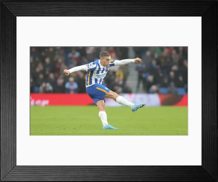 Framed Print : Intense Premier League Showdown: Brighton vs. Burnley (19FEB22) Framed Print : Intense Premier League Showdown: Brighton vs. Burnley (19FEB22)