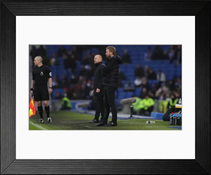 Framed Print : Brighton vs. Burnley: Intense Clash in Premier League, 19th February 2022 (American Express Community Stadium) Framed Print : Brighton vs. Burnley: Intense Clash in Premier League, 19th February 2022 (American Express Community Stadium)