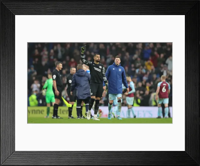 Framed Print : Brighton and Burnley Battle It Out in the Premier League: 19FEB22 Framed Print : Brighton and Burnley Battle It Out in the Premier League: 19FEB22