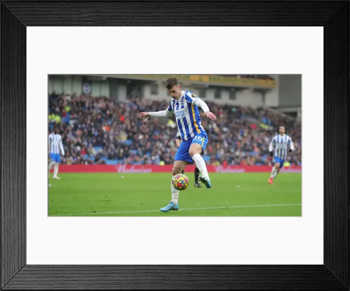 Framed Print : Intense Premier League Battle: Brighton & Hove Albion vs. Burnley (19FEB22) Framed Print : Intense Premier League Battle: Brighton & Hove Albion vs. Burnley (19FEB22)