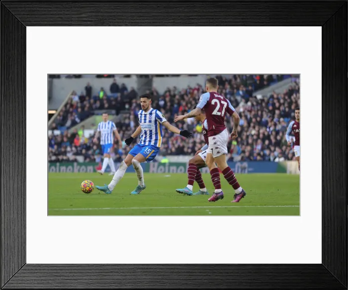 Framed Print : Brighton and Hove Albion v Aston Villa Premier League 26FEB22 Framed Print : Brighton and Hove Albion v Aston Villa Premier League 26FEB22