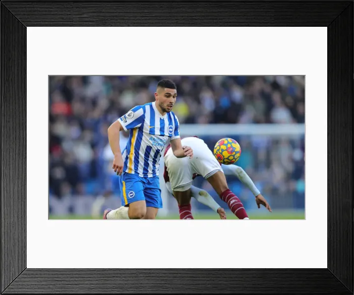 Framed Print : Brighton vs. Aston Villa: A Premier League Clash at American Express Community Stadium - 26Feb22 Framed Print : Brighton vs. Aston Villa: A Premier League Clash at American Express Community Stadium - 26Feb22