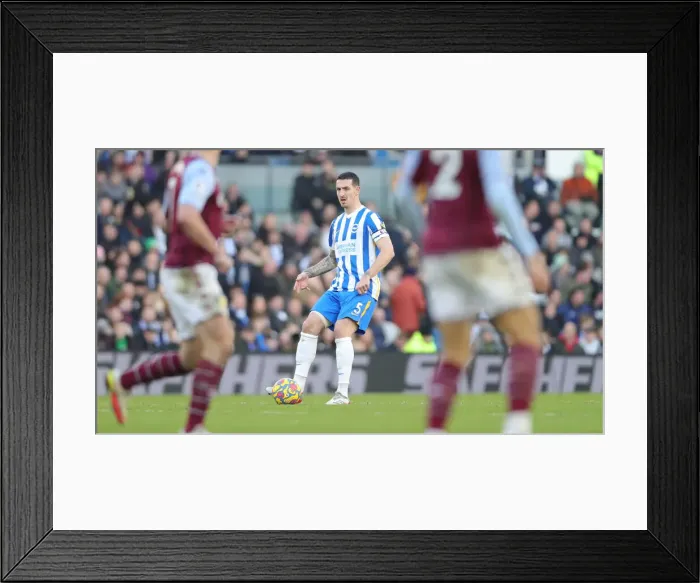 Framed Print : Brighton vs. Aston Villa: A Premier League Battle at American Express Community Stadium - 26Feb22 Framed Print : Brighton vs. Aston Villa: A Premier League Battle at American Express Community Stadium - 26Feb22