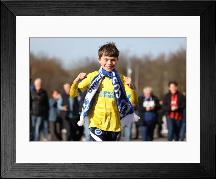 Framed Print : Intense Premier League Clash: Brighton & Hove Albion vs. Aston Villa (26.02.22) Framed Print : Intense Premier League Clash: Brighton & Hove Albion vs. Aston Villa (26.02.22)