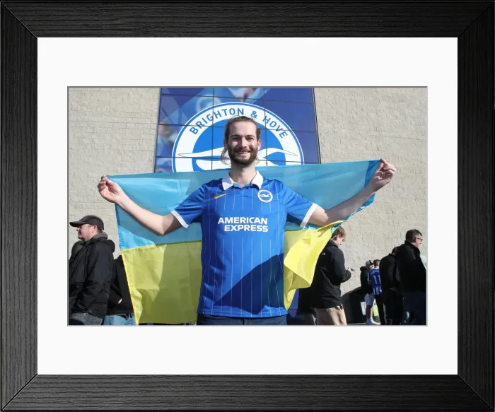 Framed Print : Intense Premier League Clash: Brighton & Hove Albion vs. Aston Villa (26.02.22) Framed Print : Intense Premier League Clash: Brighton & Hove Albion vs. Aston Villa (26.02.22)