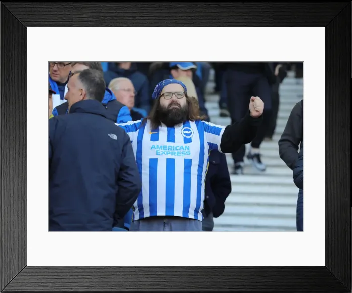 Framed Print : Intense Premier League Clash: Brighton & Hove Albion vs. Aston Villa (26FEB22) Framed Print : Intense Premier League Clash: Brighton & Hove Albion vs. Aston Villa (26FEB22)