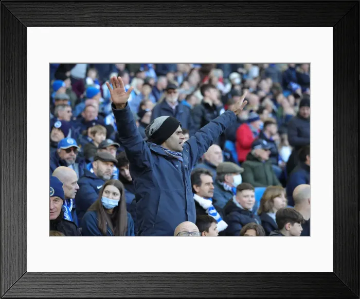 Framed Print : Intense Premier League Clash: Brighton & Hove Albion vs. Aston Villa (26FEB22) Framed Print : Intense Premier League Clash: Brighton & Hove Albion vs. Aston Villa (26FEB22)