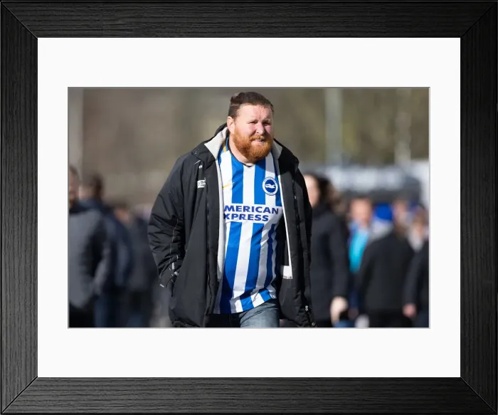 Framed Print : Intense Premier League Clash: Brighton & Hove Albion vs. Aston Villa (26FEB22) Framed Print : Intense Premier League Clash: Brighton & Hove Albion vs. Aston Villa (26FEB22)