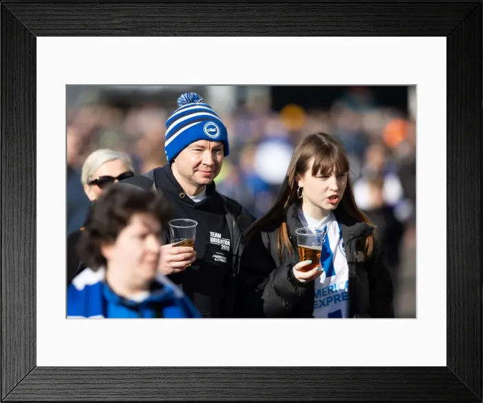 Framed Print : Intense Premier League Showdown: Brighton & Hove Albion vs. Aston Villa (26FEB22) Framed Print : Intense Premier League Showdown: Brighton & Hove Albion vs. Aston Villa (26FEB22)