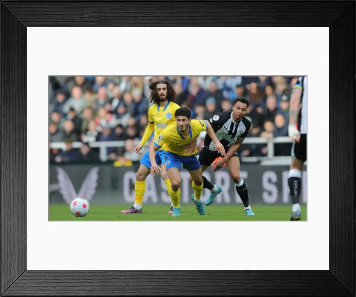 Framed Print : Intense Premier League Showdown: Brighton & Hove Albion vs. Newcastle United (05MAR22) Framed Print : Intense Premier League Showdown: Brighton & Hove Albion vs. Newcastle United (05MAR22)