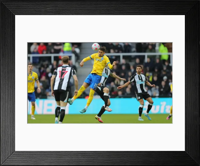 Framed Print : Intense Premier League Showdown: Brighton & Hove Albion vs. Newcastle United (05MAR22) Framed Print : Intense Premier League Showdown: Brighton & Hove Albion vs. Newcastle United (05MAR22)