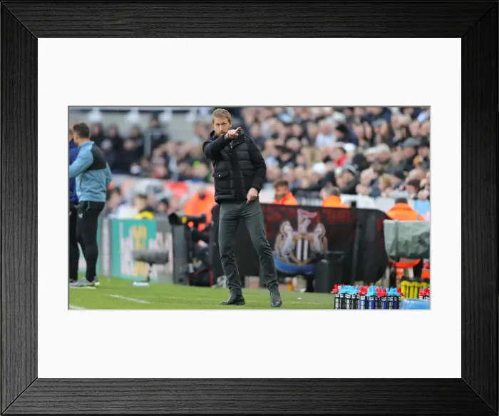 Framed Print : Intense Premier League Showdown: Brighton & Hove Albion vs. Newcastle United (05MAR22)