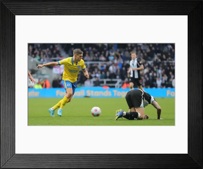 Framed Print : Intense Premier League Clash: Brighton & Hove Albion vs. Newcastle United (05MAR22) Framed Print : Intense Premier League Clash: Brighton & Hove Albion vs. Newcastle United (05MAR22)