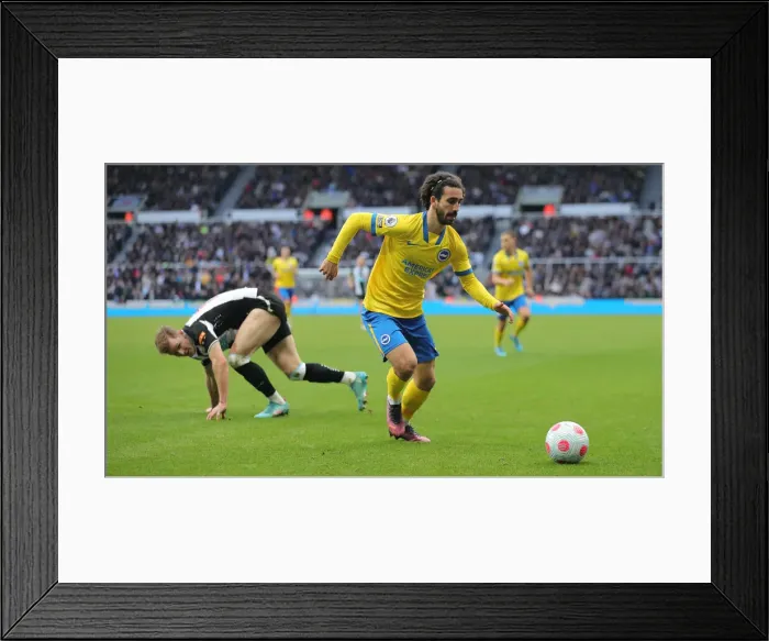 Framed Print : Premier League Showdown: Brighton and Hove Albion vs. Newcastle United (05MAR22) - Intense Action on the Field Framed Print : Premier League Showdown: Brighton and Hove Albion vs. Newcastle United (05MAR22) - Intense Action on the Field