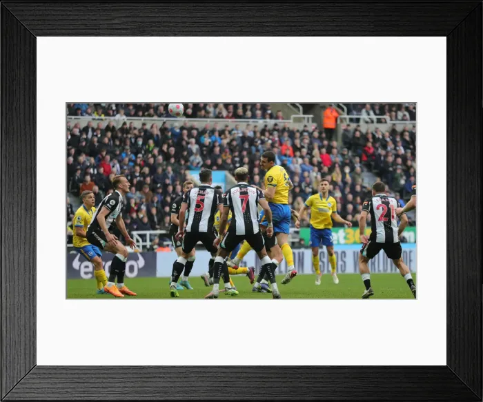 Framed Print : Premier League Battle: Newcastle United vs. Brighton and Hove Albion (5th March 2022) Framed Print : Premier League Battle: Newcastle United vs. Brighton and Hove Albion (5th March 2022)