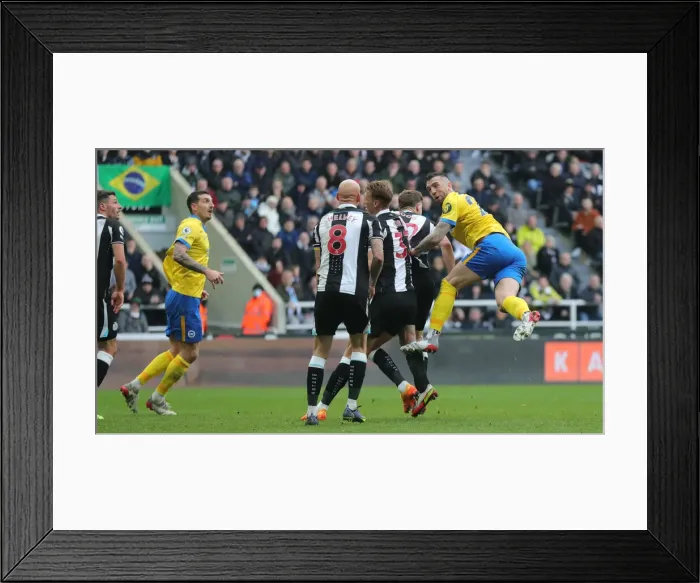 Framed Print : Intense Premier League Showdown: Brighton & Hove Albion vs. Newcastle United (05MAR22) Framed Print : Intense Premier League Showdown: Brighton & Hove Albion vs. Newcastle United (05MAR22)