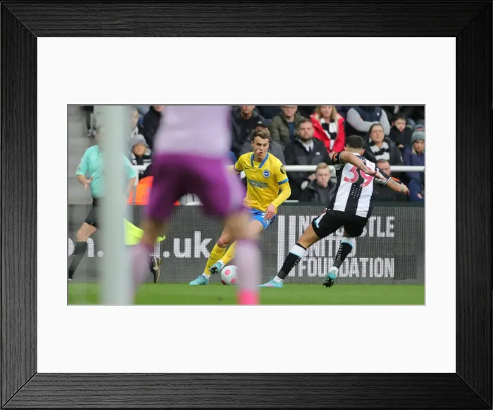 Framed Print : Intense Premier League Showdown: Brighton & Hove Albion vs. Newcastle United (05MAR22) Framed Print : Intense Premier League Showdown: Brighton & Hove Albion vs. Newcastle United (05MAR22)