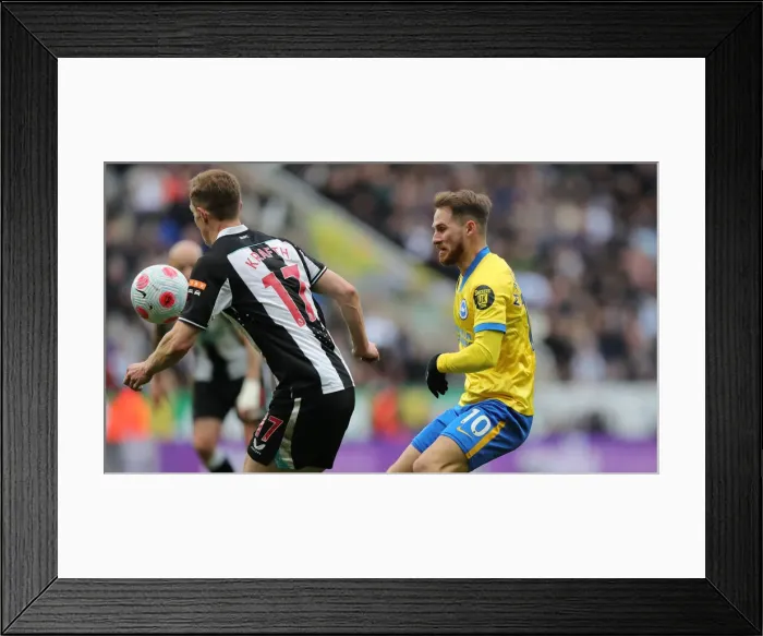 Framed Print : Premier League Clash: Newcastle United vs. Brighton & Hove Albion at St. James Stadium (05MAR22) Framed Print : Premier League Clash: Newcastle United vs. Brighton & Hove Albion at St. James Stadium (05MAR22)